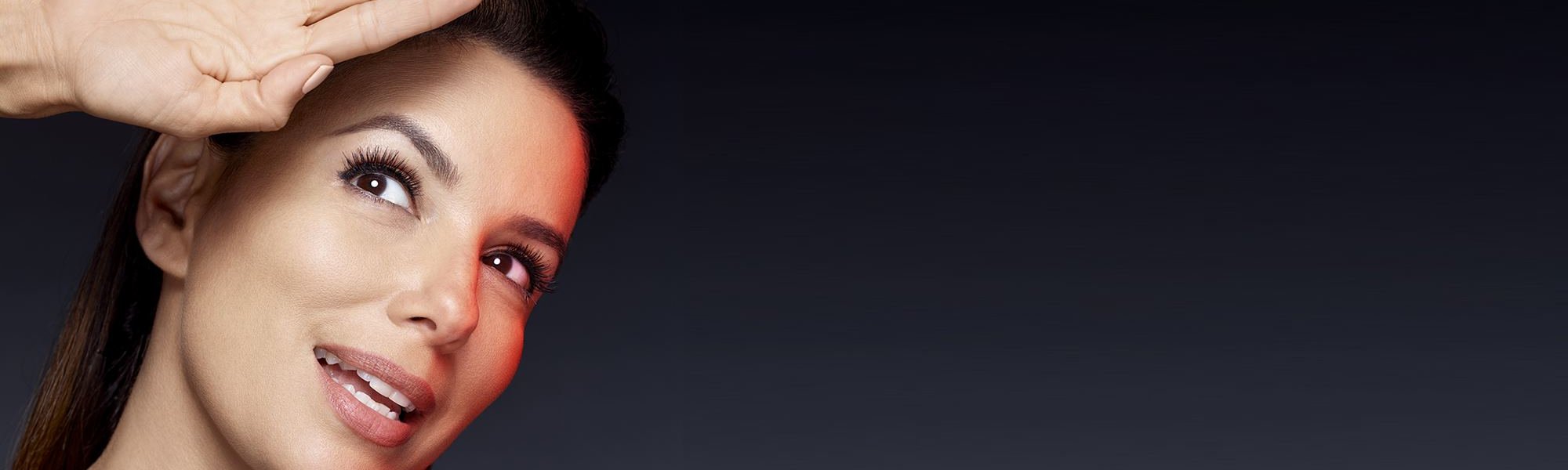 Eva Longoria Vrouw Gezicht Hand