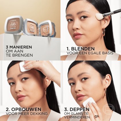 Foundation Powder 10D 10W True Match Perfecting Powder Packshot Open
