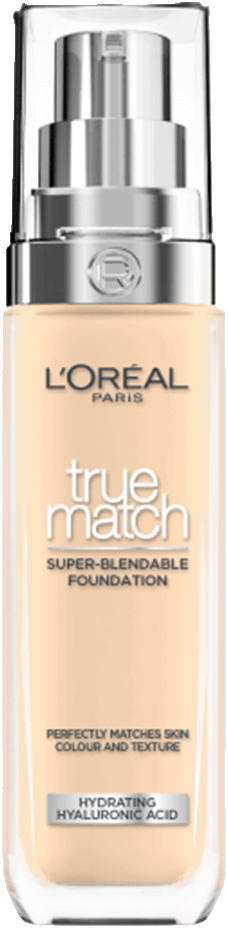 OAP MAKEUP FACE TRUE MATCH SUPER BLENDABLE FOUNDATION 1D 1W PACKSHOT FACING