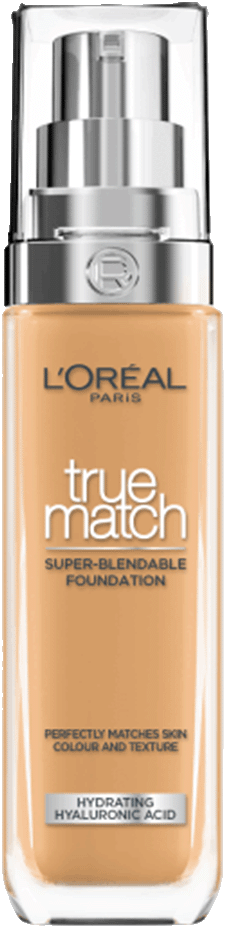 OAP MAKEUP FACE TRUE MATCH SUPER BLENDABLE FOUNDATION 1D 1W PACKSHOT FACING