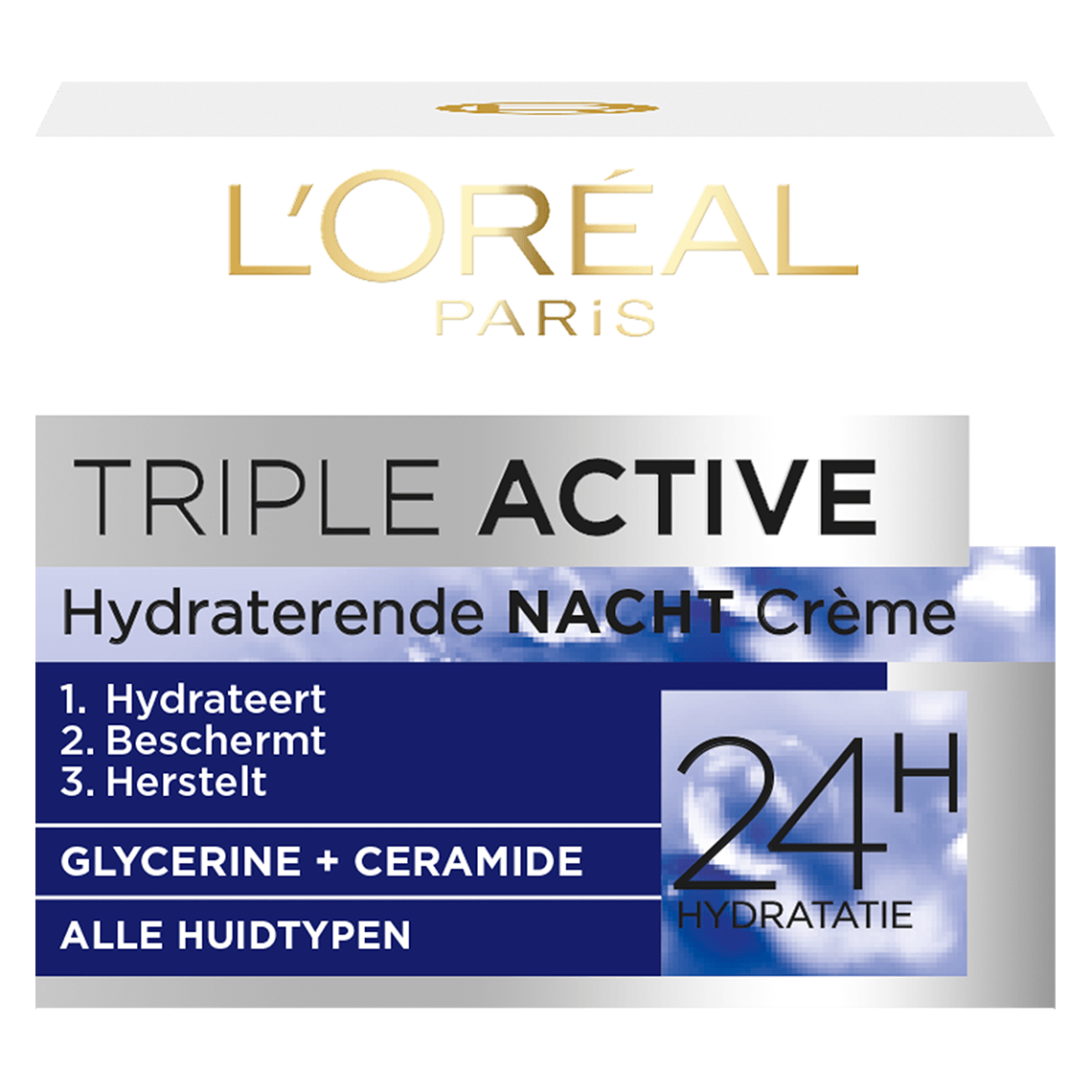 L'Oréal Triple Active Crème Confort Nuit - by Hana Beauty