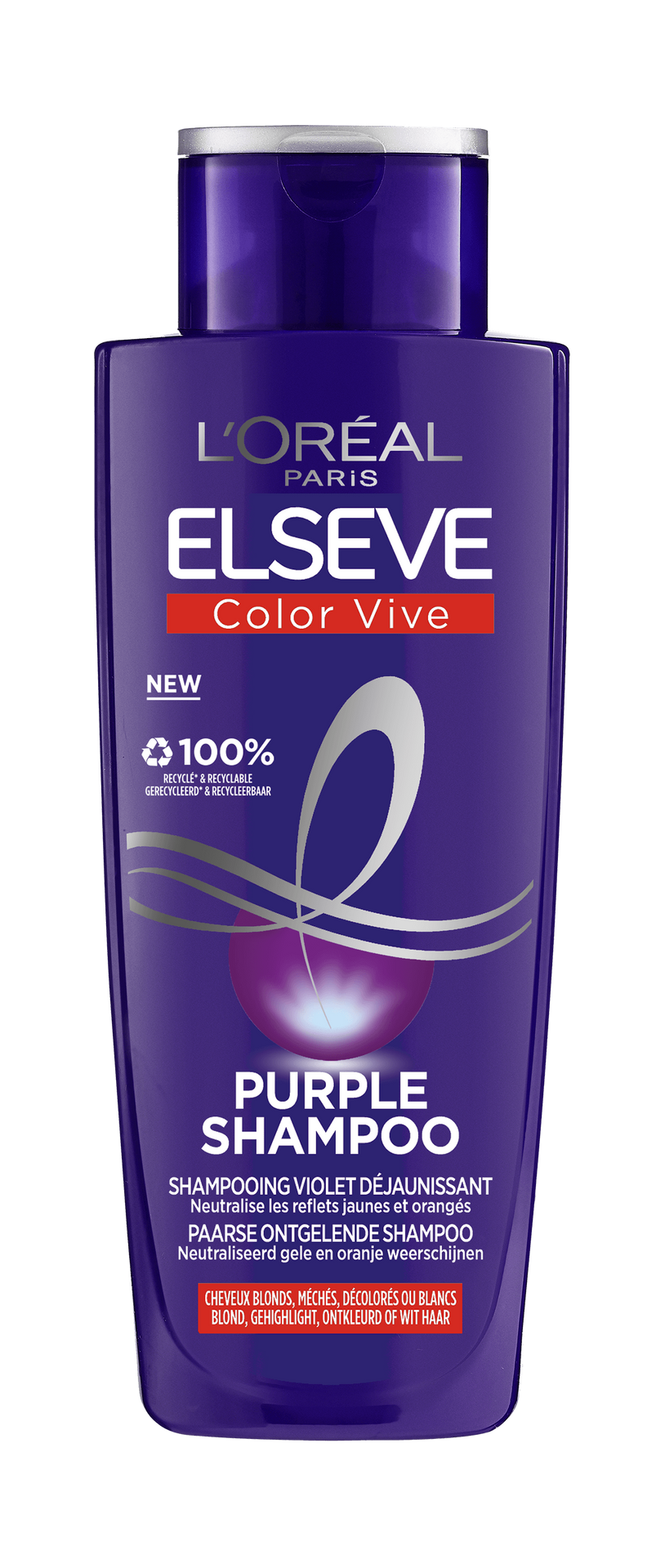 Paars ontgelende shampoo Color Vive Purple L'Oréal Paris