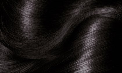 Haircolor 101 Deep Pure Black Excellence Creme Hair Swatch