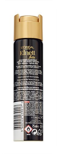 Styling Elnett Satin Infinite Shine Packshot Back 75ml